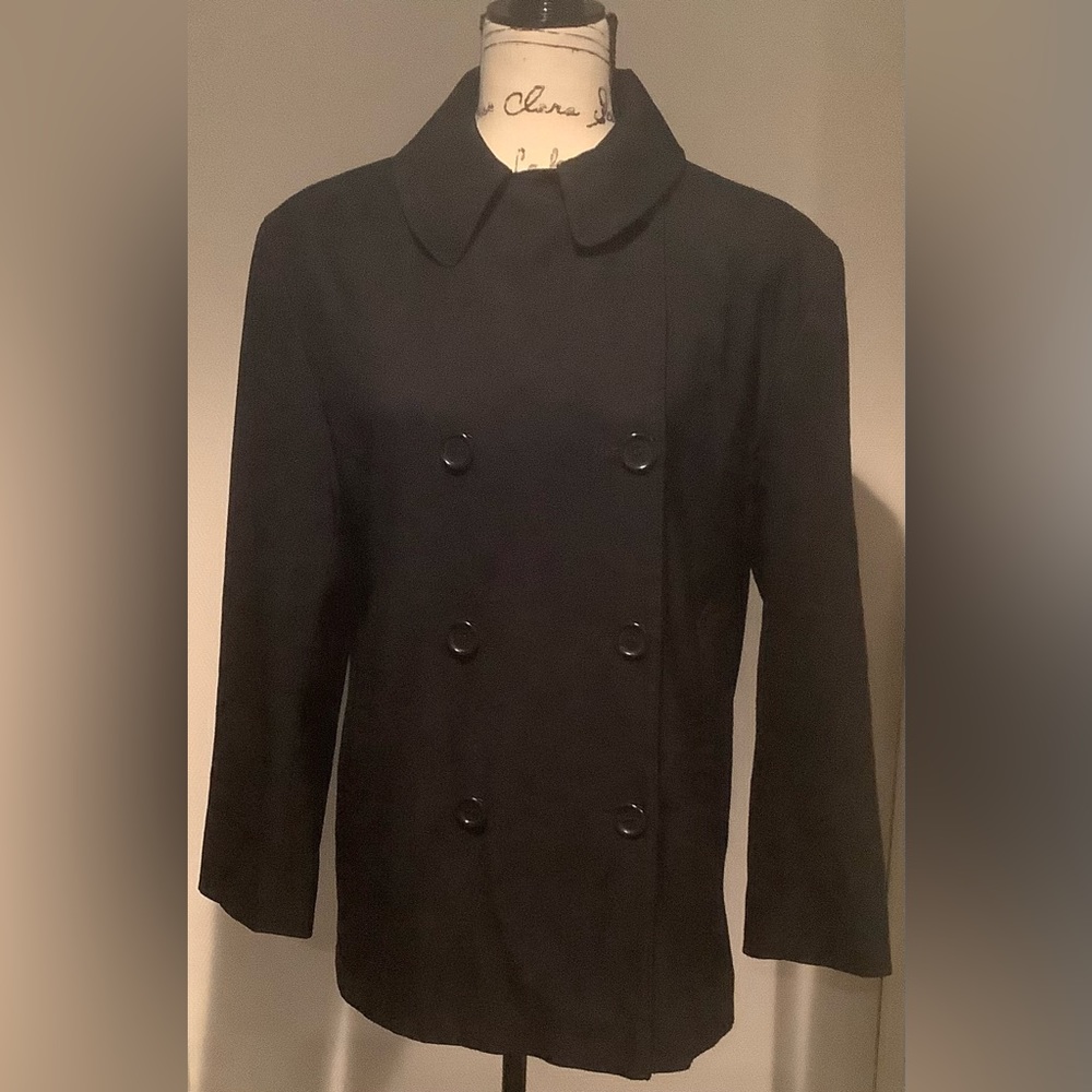 Steve By Searle Water Resistant Double Breasted Peacoat Jacket - Picture 5 of 9